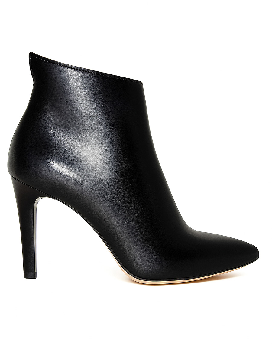 botki skórzane na szpilce