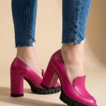 mokasyny damskie skórzane na platformie