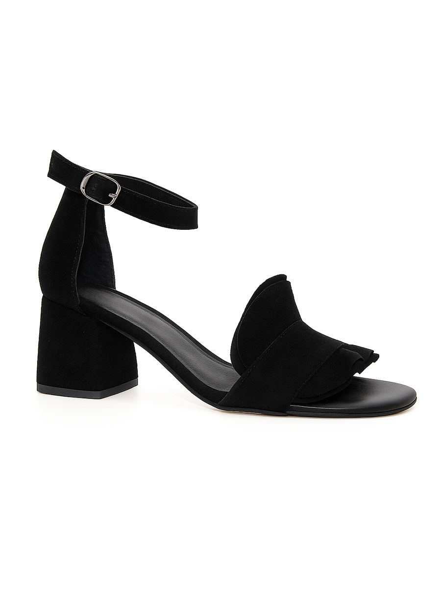 sandałki damskie skórzane