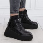 czarne buty sportowe damskie ferron