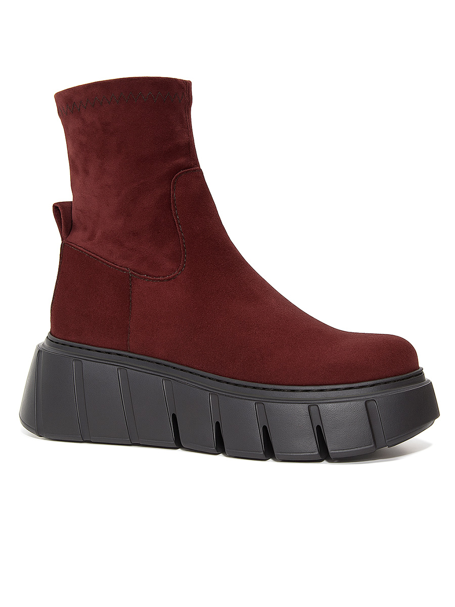 botki skórzane na platformie