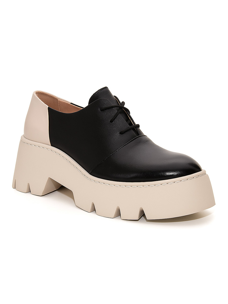 skórzane oxfordy damskie