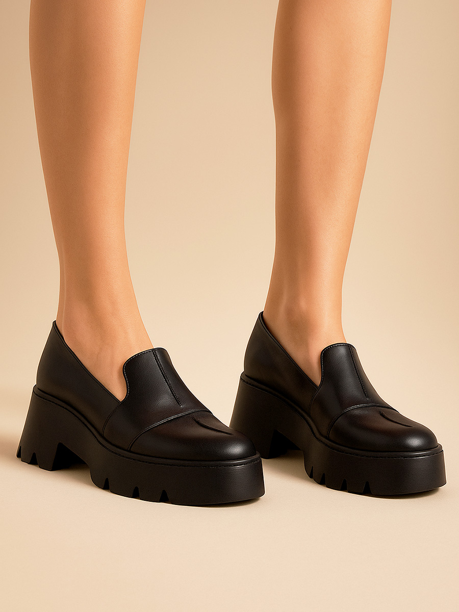 półbuty na platformie