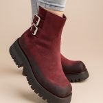 botki skórzane trapery riflesso