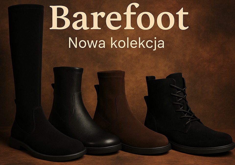 Damskie skórzane botki i kozaki barefoot